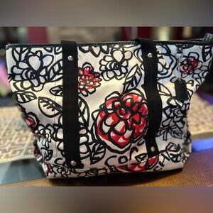 Coach Poppy Daisy Grafitti Print Floral Tote Bag